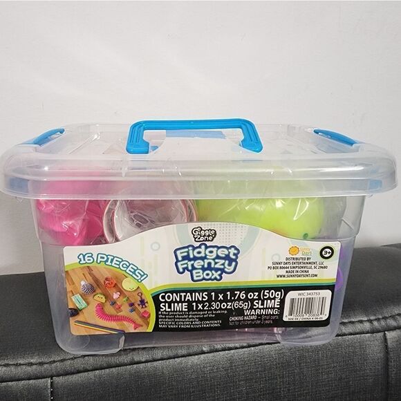 13 Piece Fidget Box, Sensory Toys with Storage Box, ADHD toys, Stress Relief - Picture 1 of 9